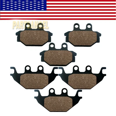 Pastillas de freno delanteras y traseras para Kawasaki KVF 300 Brute Force, 2012-2017 KVF300 Foto 1 de 2