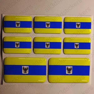 Pegatina Trento Italia Resina Cúpula Pegatinas Bandera 3D Vinilo Adhesivo Calcomanía - Imagen 1 de 1