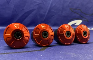 Ducati Frame Plugs (Red) Monster 797 2017-2021 OEM 97380781A - Picture 1 of 13