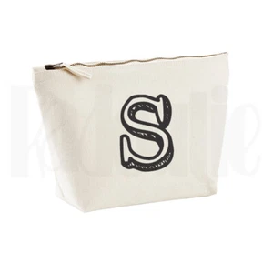 Personalised Initial Make Up Case Bag- ANY LETTER  [#SVIBL]  - Picture 1 of 2