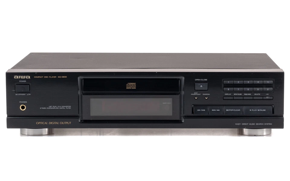 Aiwa XC-300E CD Player / Toslink Digital Out / gewartet 1 Jahr Garantie [2] - Bild 1 von 4