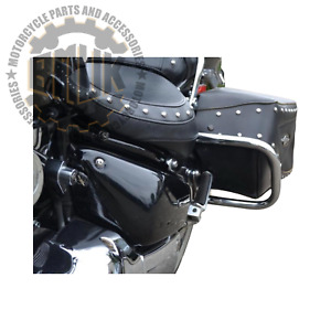 Yamaha XV 125 / XV 250 Virago Rear Crash Bars Saddlebags Panniers Guards Set