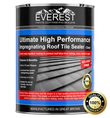 EVEREST TRADE PAINTS EVEREST TRADE - ULTIMATE ROOF TILE SEALER - CLEAR - IMPREGNATING FORMULA