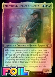 x1 Marchesa, Dealer of Death OTJ MTG 220 FOIL RARE M/NM 1x - Bild 1 von 1