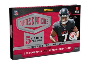 2023 Panini Plates & Patches Football Hobby Box