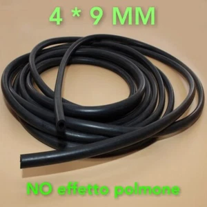 1 MT 4 x9 mm Tubo tubetto silicone siliconico per manometro turbo alto spessore - Imagen 1 de 1