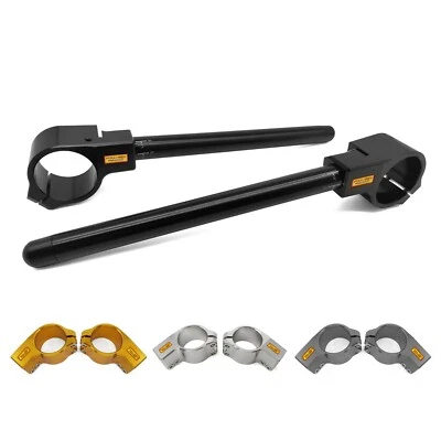 COPPIA SEMIMANUBRI CLIP ON HANDLEBARS Ø 51mm PER KTM 1190 RC8 RC8R 2008-2015 - Immagine 1 di 4