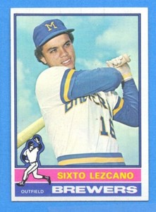 1976 Topps #353 Sixto Lezcano EXMT+ Brewers