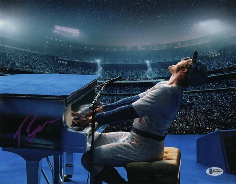 TARON EGERTON SIGNED 11X14 PHOTO ROCKETMAN ELTON JOHN AUTOGRAPH BECKETT COA B Cover