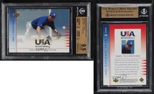 2005 Upper Deck USA Baseball 2004 National Team Troy Tulowitzki BGS 9.5 GEM MINT