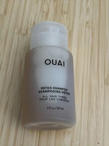 OUAI DETOX SHAMPOO FOR ALL HAIR TYPES 3FL. OZ./89 ML. W APPLE CIDER VINEGAR NEW - Picture 1 of 6