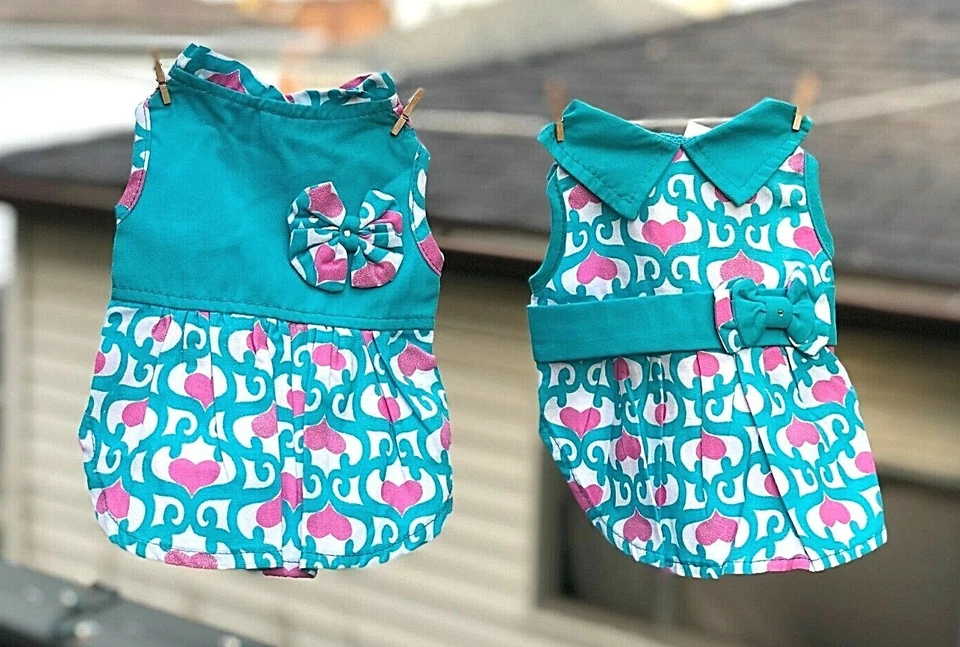 Dog dresses S L summer dress for Bulldog, Boxer, Small Large dogs - Image 1 of 3