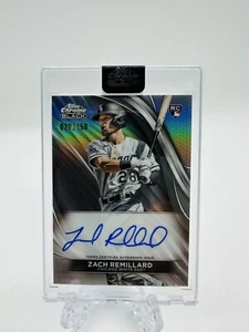2024 Topps Chrome Black #CBA-ZR Silver Refractor Zach Remillard Rookie Auto /150 - Picture 1 of 2
