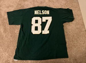 Majestic Green Bay Packers Jordy Nelson Shirt Mens Xl Green