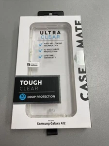 Case-Mate - Case for Samsung Galaxy A12-10 ft Drop Protection - 6.5 inch - Clear - Picture 1 of 1