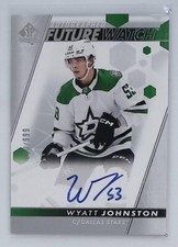 2022-23 SP Authentic Future Watch Rookies Auto Wyatt Johnston /999