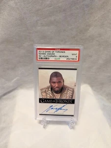 2013 Game of Thrones Season 2 Nonso Anozie Auto as Xaro Xhoan Daxos PSA 9 Pop-1 - Picture 1 of 2