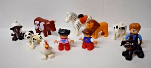 LEGO Duplo And 11 Little People Animals Lot - Picture 1 of 4