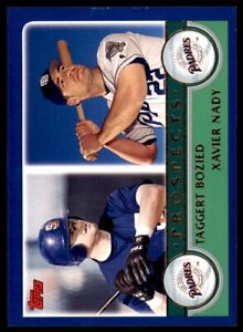 2003 Topps Taggert Bozied/Xavier Nady San Diego Padres #683