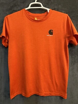 Carhartt Graphic T Shirt Youth XL (18-20) Short Sleeve Lightweight Orange - Image 1 of 4