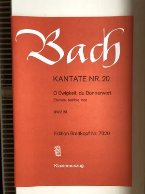 JS Bach: Cantata BWV 20 - O Ewigkeit, du Donnerwort - Image 1 of 3