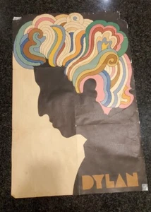 Original 1967 Bob Dylan Poster 22” x 33” Milton Glaser Psychedelic Mid Century - Bild 1 von 4