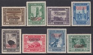 Italy Somalia n.185-192  cv 1000$ MNH** Onoranze al Duca degli Abruzzi .