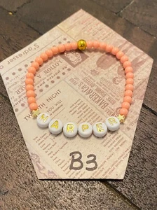 BRAND NEW HAND CRAFTED BEADED NAME STRETCH BRACELET #B3 HARPER GIRLS JEWELRY - Imagen 1 de 1