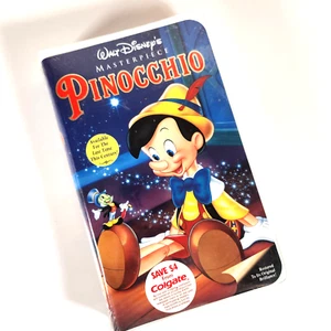 Walt Disney Masterpiece Pinocchio VHS 1993 New Sealed 239 - Imagen 1 de 6