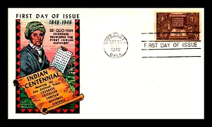 972 3c Stamp (1948) THE FIVE INDIAN TRIBES OF OKLAHOMA FDC BY HERMAN FLUEGEL - Picture 1 of 1