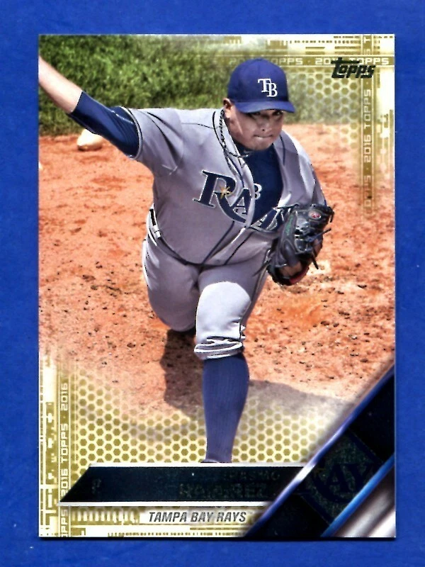 2016 TOPPS GOLD #483 ERASMO RAMIREZ 1395/2016 - Image 1 of 1