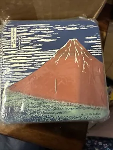 Mount Fuji Japan 4'' X 4'' Square Cardboard, Coaster. Disposable 50 count - Picture 1 of 6