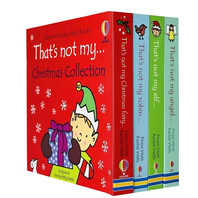 Usborne Touchy-Feely Thats not My Christmas Collection 4 Books Set Elf, Angel - Image 1 of 2