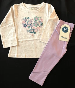 HATLEY Embroidered Floral L/S Top/Lavender Leggings NWT Girls 12/18 month - Picture 1 of 2
