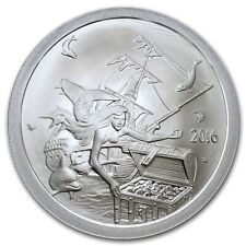 2016 - Silverbug Island MERMAID 1 Oz .999 Pure Silver Coin Round Bullion INSTOCK