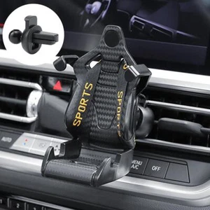 Universal Mobile Car Phone Holder Air Vent Gravity Design Mount Cradle Stand - Picture 1 of 12