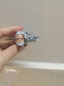 1/12 Scale Ruthless Batman Bruce Head Carved Sculpt Long Hair Fit Mcfarlane Figu - Picture 1 of 3