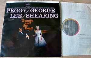PEGGY LEE GEORGE SHEARING BEAUTY & THE BEAT LP CAPITOL STEREO 1959 EX GT BRITIEN - Bild 1 von 5