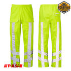 PULSAR Waterproof Over Trousers Combat Zipped Ankle Hi Vis Safety Class 1 P206