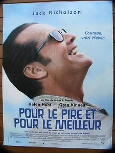 AFFICHE - POUR LE PIRE ET LE POUR LE MEILLEUR JACK NICHOLSON JAMES L. BROOKS - Picture 1 of 1
