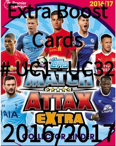 Extra Boost Match Attax Extra 2016/2017 Topps 16/17 Update Cards # UC1 - UC32 - Picture 1 of 17