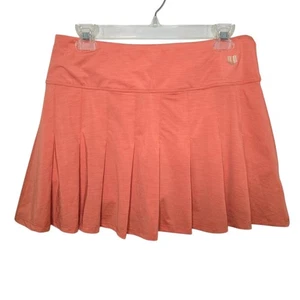 Eleven by Venus Williams Taylor Swift  Orange Pleated Tennis Skort Medium - Picture 1 of 7