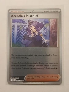Pokemon Mega Evolution Acerola's Mischief 113/132 Uncommon Holo - Picture 1 of 2