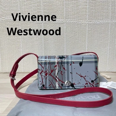 Vivienne Westwood Orb Plaid Shoulder Bag Casual Fashion #EK ZEA - Image 1 of 4