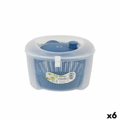 Centrifuga per Insalata Tontarelli Rucola Plastica Trasparente 24,5 x 16 x 24 - Immagine 1 di 2