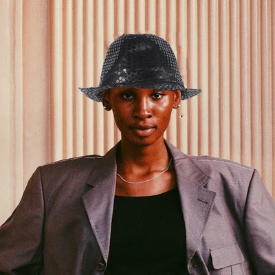  Cappello Di Paillettes Festa Accessori in Costume Da Ballo Cappelli - Immagine 1 di 4