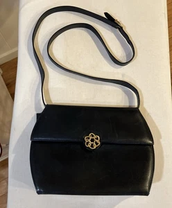 Bandolera salvatore ferragamo Vintage cuero negro - Imagen 1 de 10