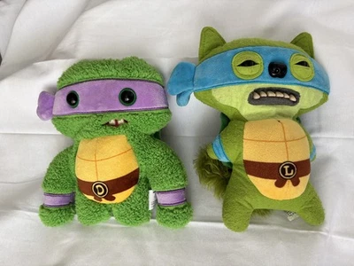 Fuggler TMNT Teenage Mutant Ninja set of 2 Donatello Leonardo Ugly - Image 1 of 4