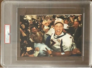 John Elway, Walks Off A Champion, Broncos Super Bowl 1999, PSA Tipo 1 Foto - Imagen 1 de 4