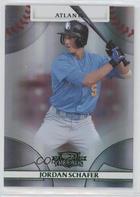 2008 Donruss Threads Green Century Proof /250 Jordan Schafer #53 - Image 1 of 2